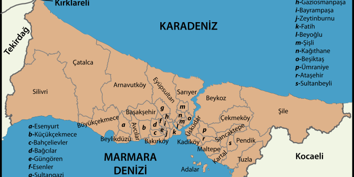 İstanbul haritası